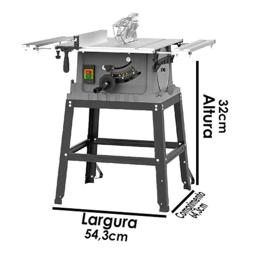 Serra Circular De Mesa 10Pol 2000W 220V Rz-Sm10/M2 220V Unic