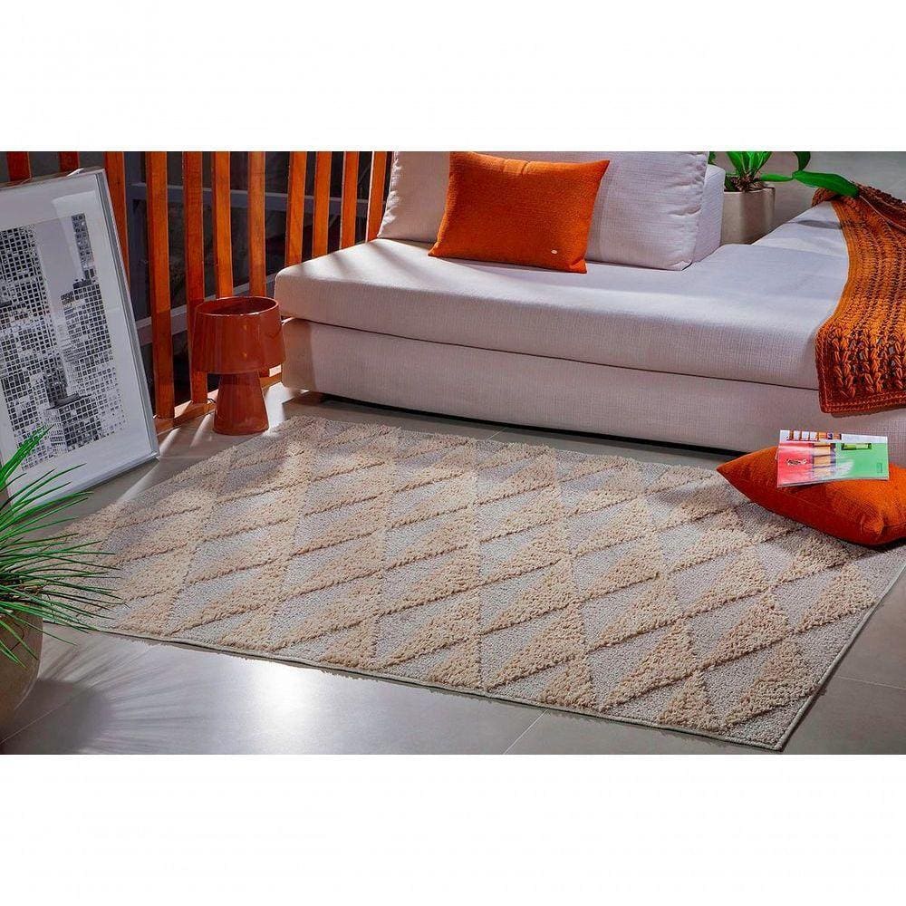 Tapete Relevo Jazz Perola/ Cinza 1,50 X 2,00 Des 13