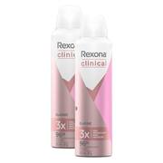 Kit 3 Desodorante Antitranspirante Aerosol Rexona Men Clinical Sem Perfume  150ml