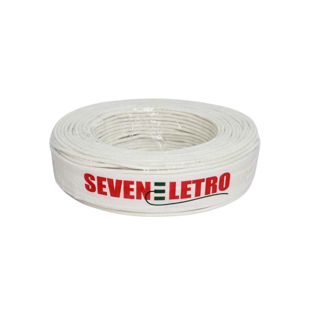 Fio Cabo Flexivel 4 Mm - 20 Metros/ Branco