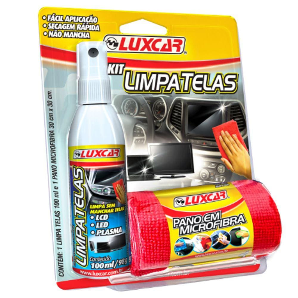Limpa Telas Luxcar  notebooks, celulares, tablets.
