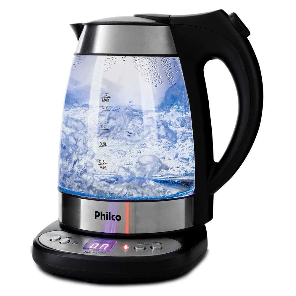 Chaleira Elétrica Philco Pchd 1,7L Digital Glass 220V