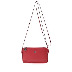 Bolsa De Couro Legítimo Transversal Feminina Mariart 200