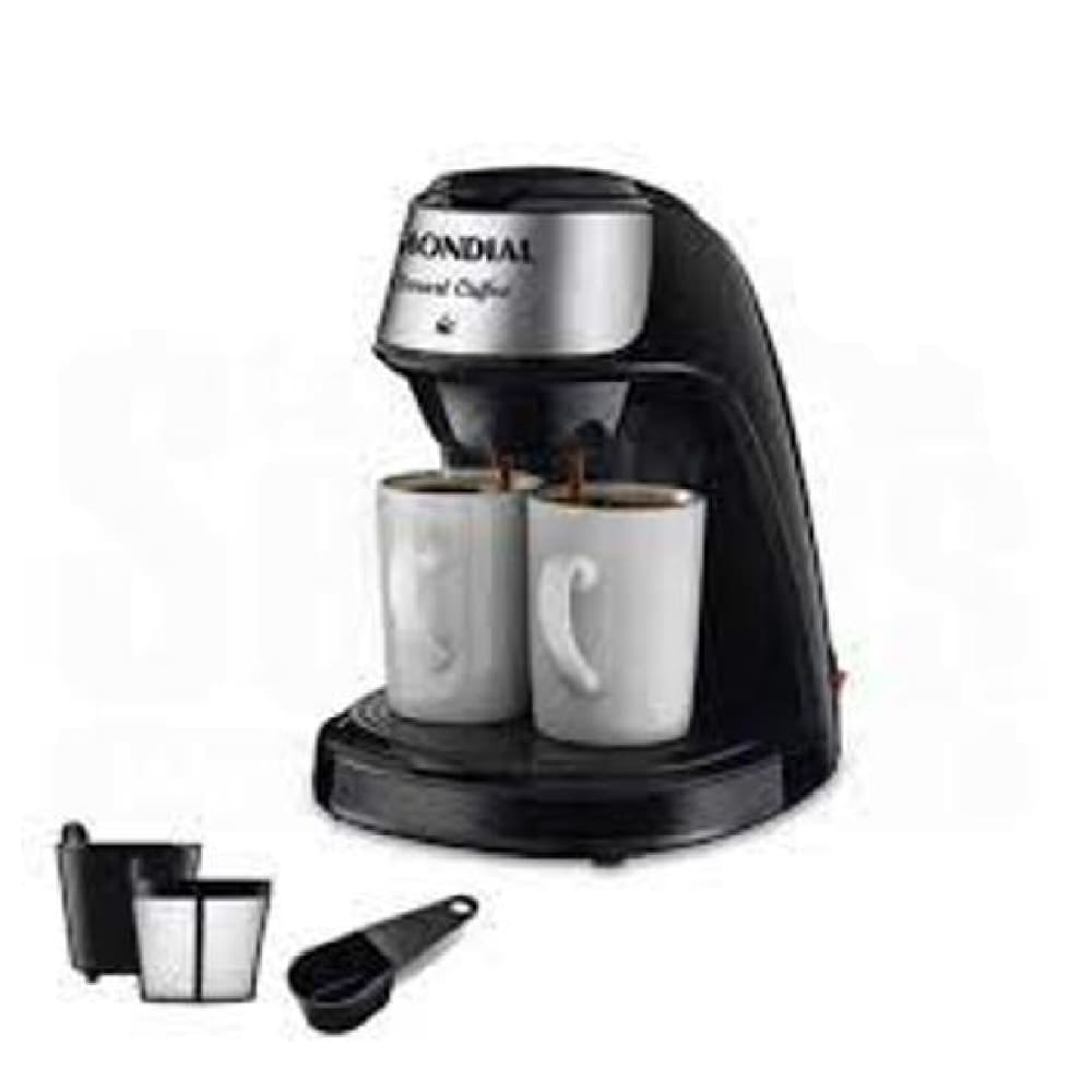 Cafeteira Elétrica Mondial Smart Coffee Com 2 Xícaras Preto