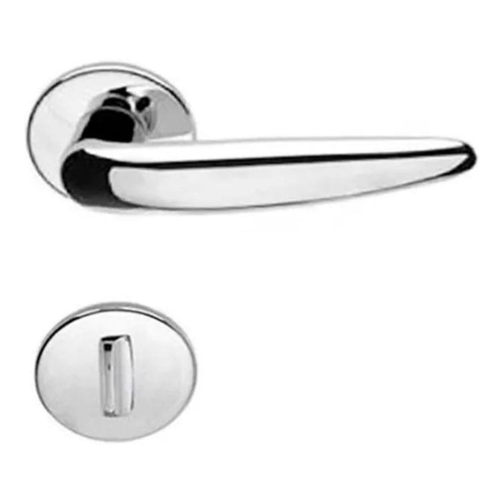 Fechadura Vert2 55Mm 1952 Banheiro Zamak Cromada Imab