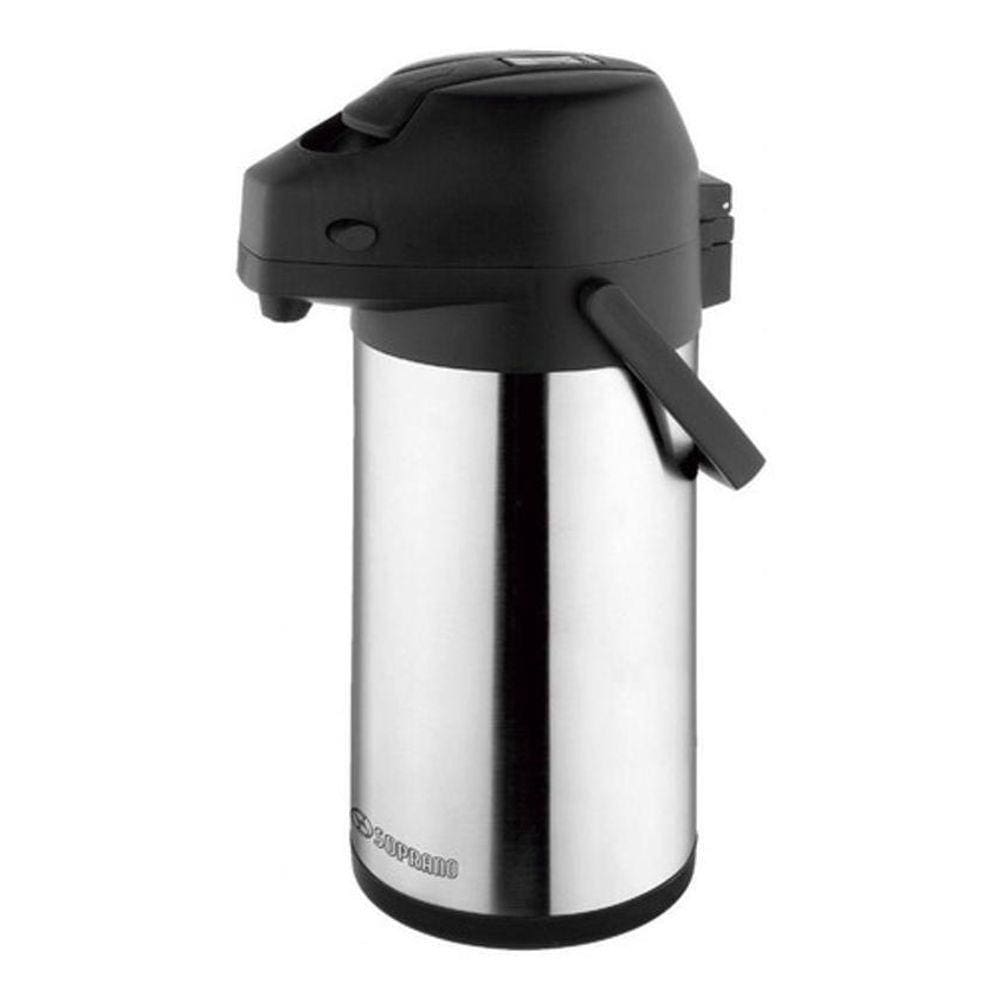 Garrafa Térmica Excelence Inox Com Alavanca 2,2 Lt Soprano