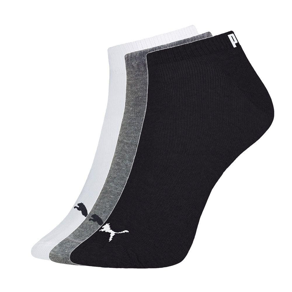 Kit Meia Puma Logo Sapatilha Esportiva 3 Pares 39/43