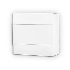 Quadro Distribuição Sobrepor 08 Din Branco Sem Barramento