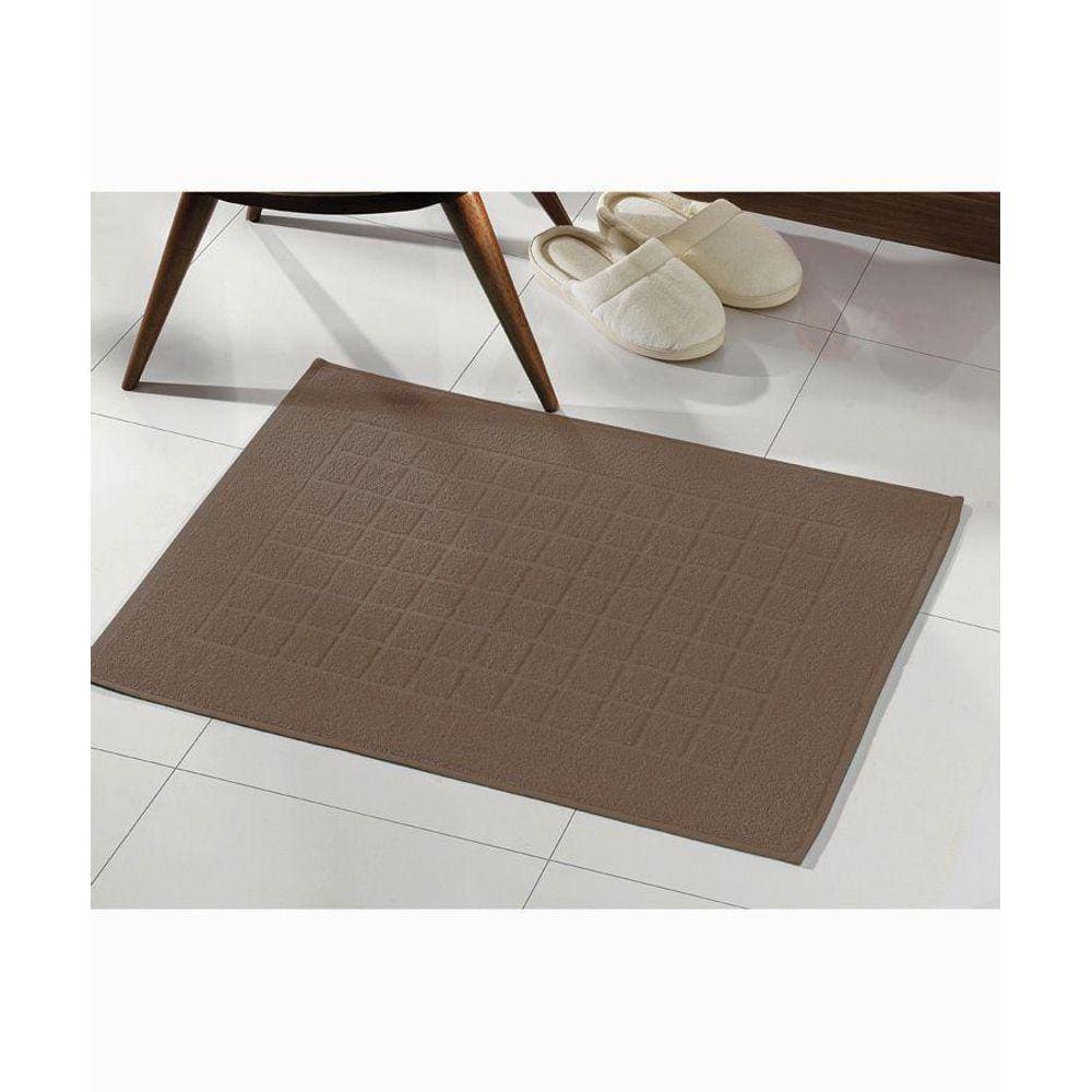 Toalha Piso De Banheiro Felpudo Royal II Cor Marrom 9797