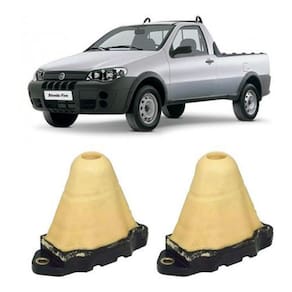 Par De Batente Traseiro Fiat Strada 2003 2004 2005 2006 2007