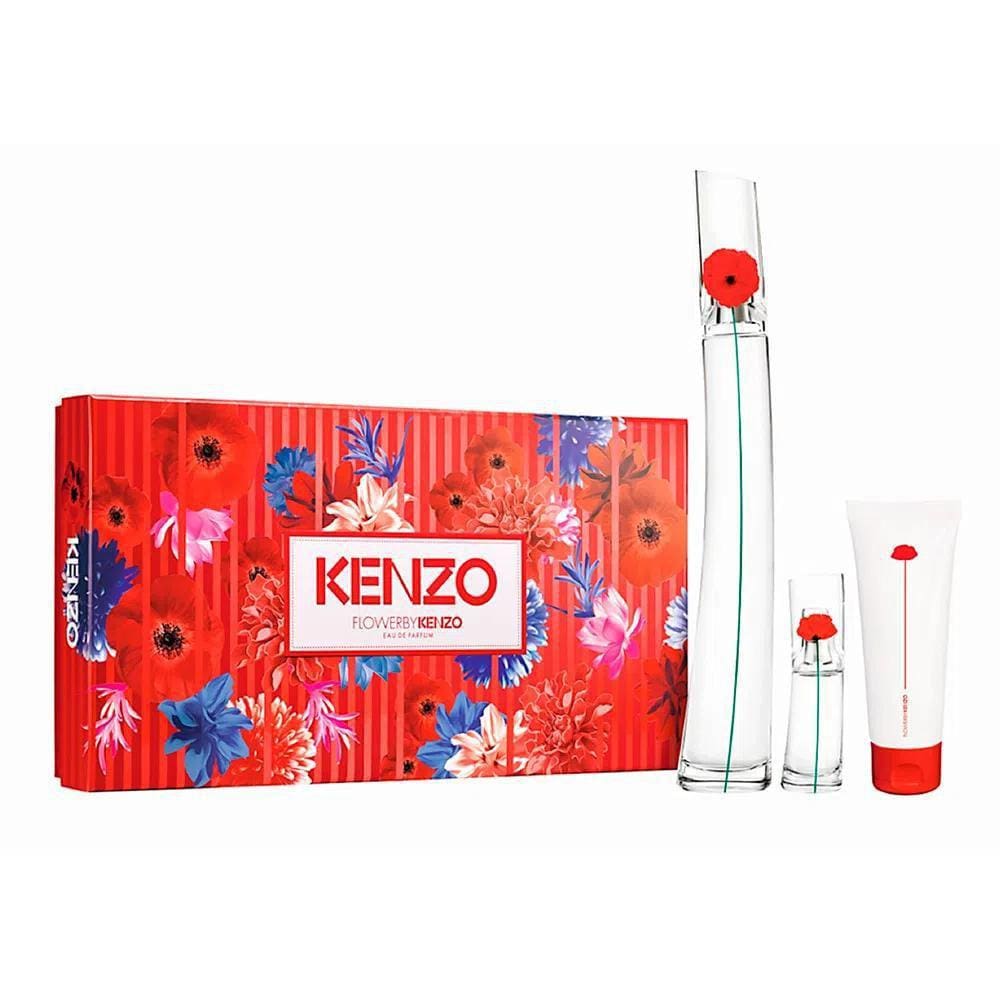 Kit Kenzo Flower By Kenzo Edp 100Ml + Bl 75Ml + Ts 15Ml