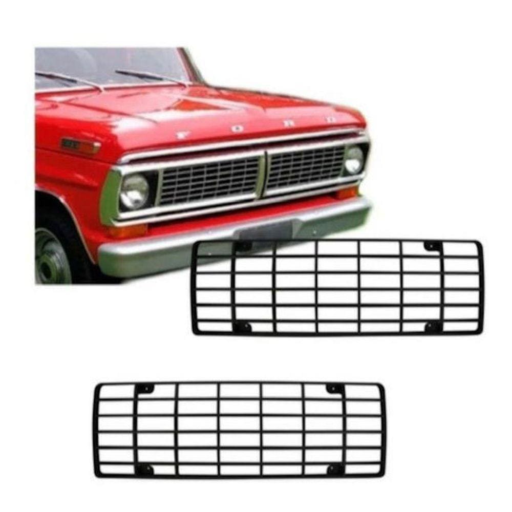 Par Grade Dianteira F100 F350 F1000 F4000 1972 A 1986 Preta