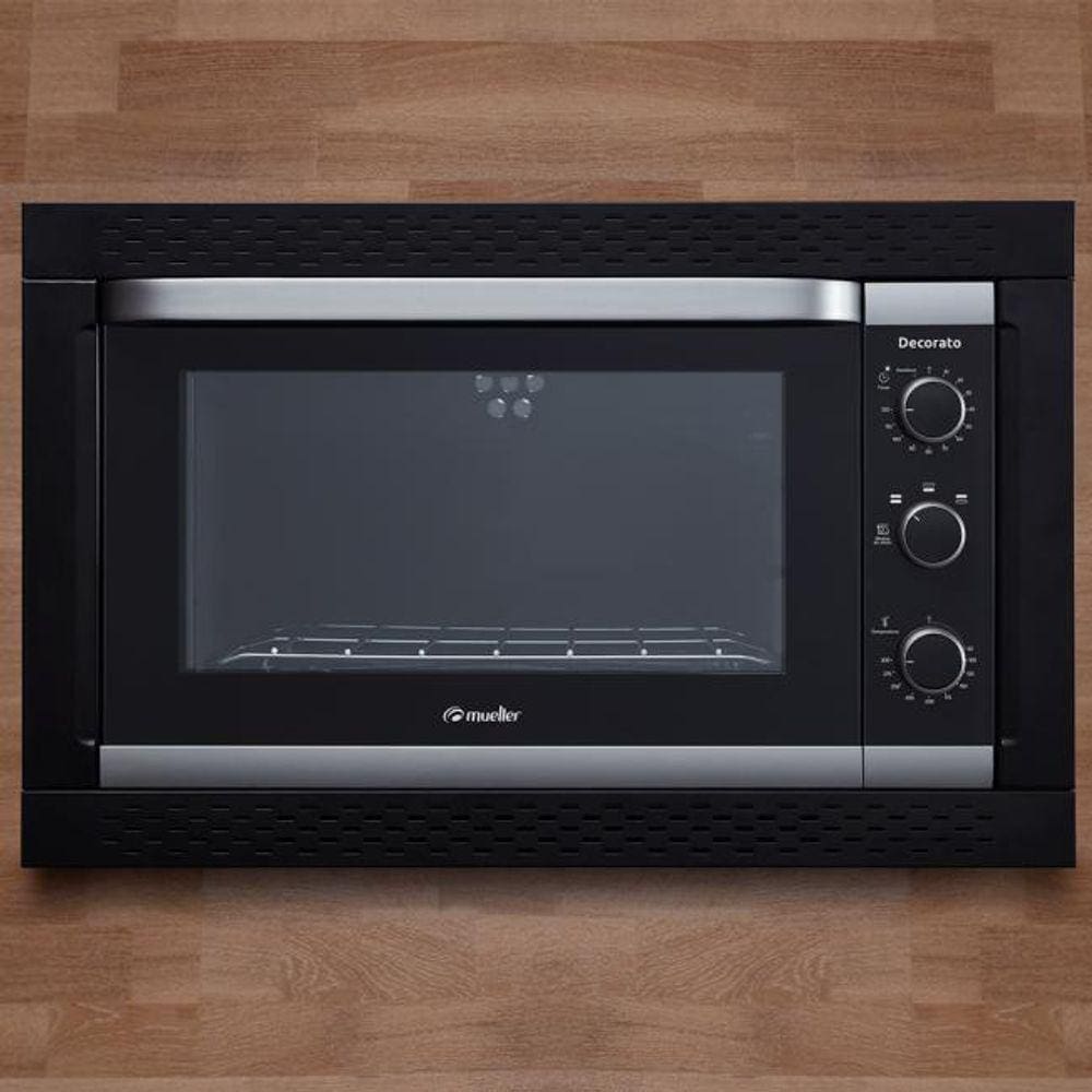 Forno Mueller Eletrico Decorato Preto G3 220 V