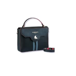 Bolsa De Mão Transversal Rebecca Bonbon Preta - Clio Style