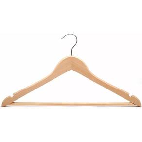 Kit Com 3 Cabides De Madeira Yins