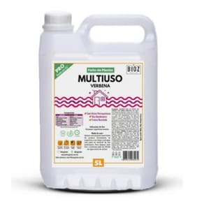 Kit 2X: Multiuso Limpeza Biodegradável Verbena Bioz Green 5L