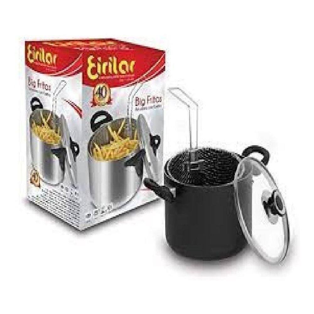 Fritadeira Big Fritas Antiaderente 4,5 Litros Com Grelha Rem