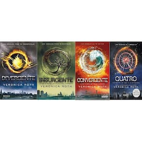 Kit 4 Livro Veronica Roth Divergente Convergente Insurgente