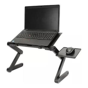 Mesa Notebook Multifuncional Alumínio Com Cooler T8