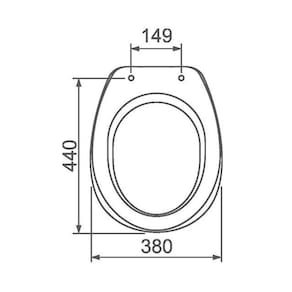 Assento Almof Axis Branco