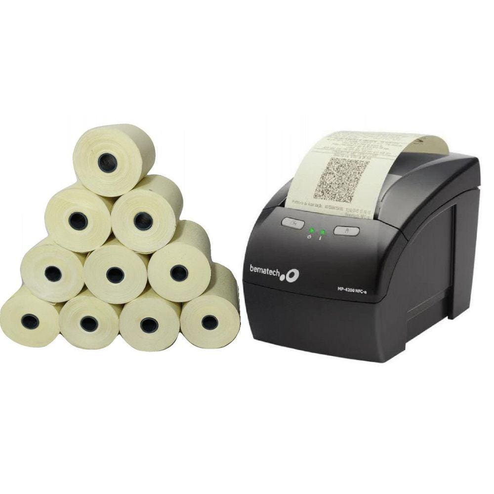 Bobinas Térmicas 80X40 Caixa Com 30 Rolos Pdv 40 Metros