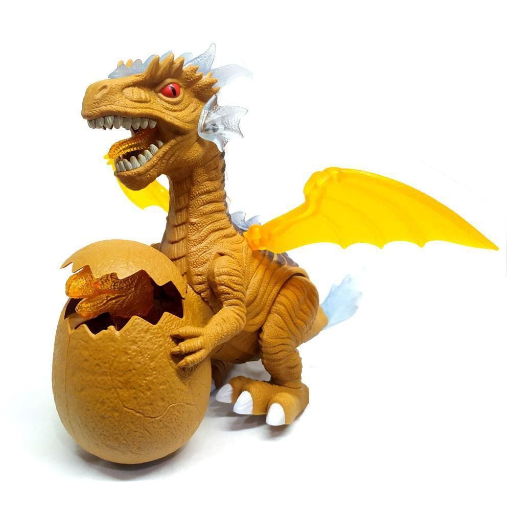 Dragão Tiranossauro Rex Que Anda Com Filhote No Ovo