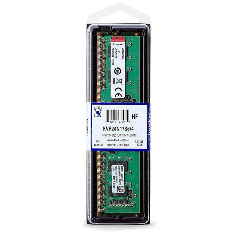 Memória RAM 4 GB, Kingston, DDR3, 1600MHZ, KVR16N11/4