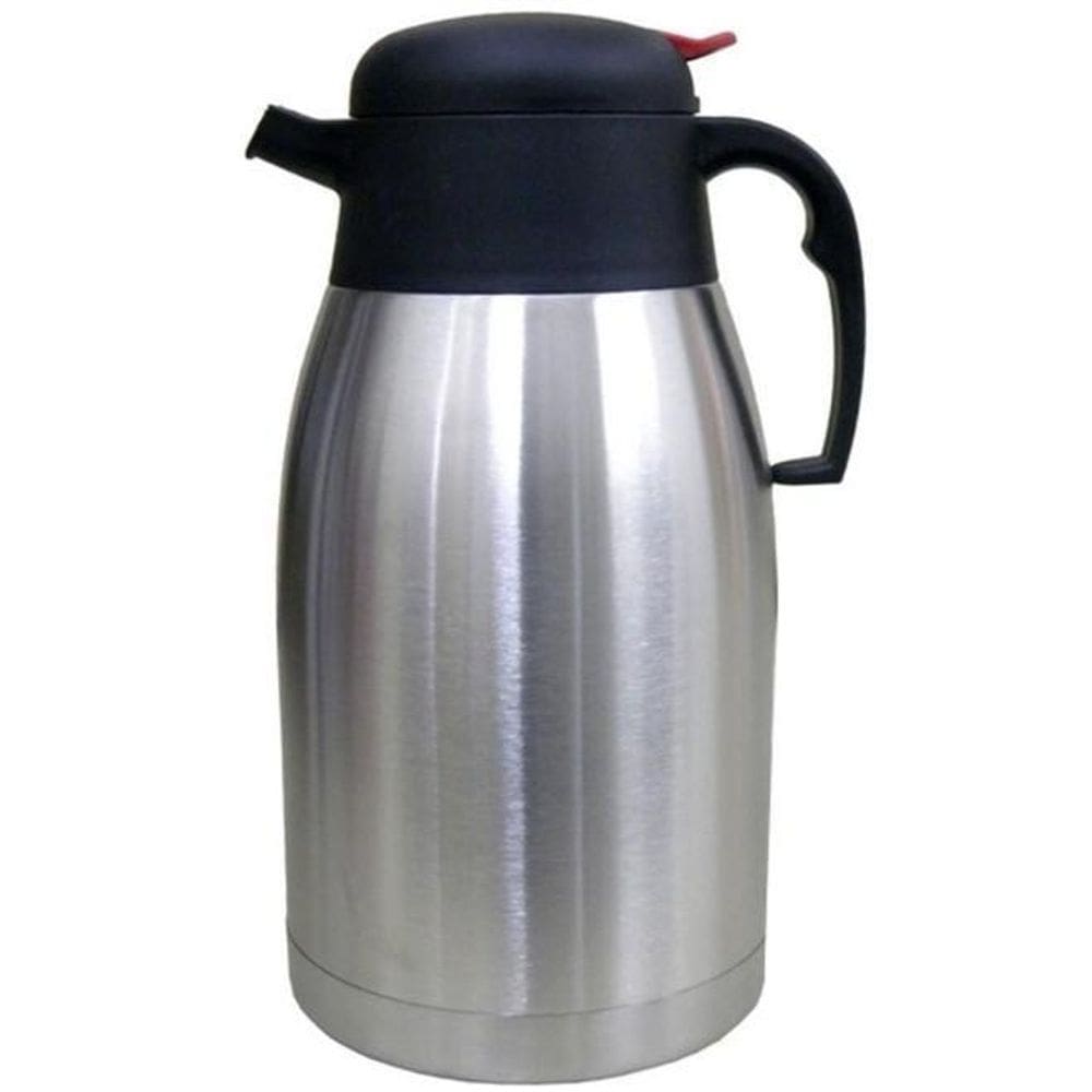 Garrafa Isotermica Em Aço Inox Grande 2000Ml 2L Jarra Quente E Gelada