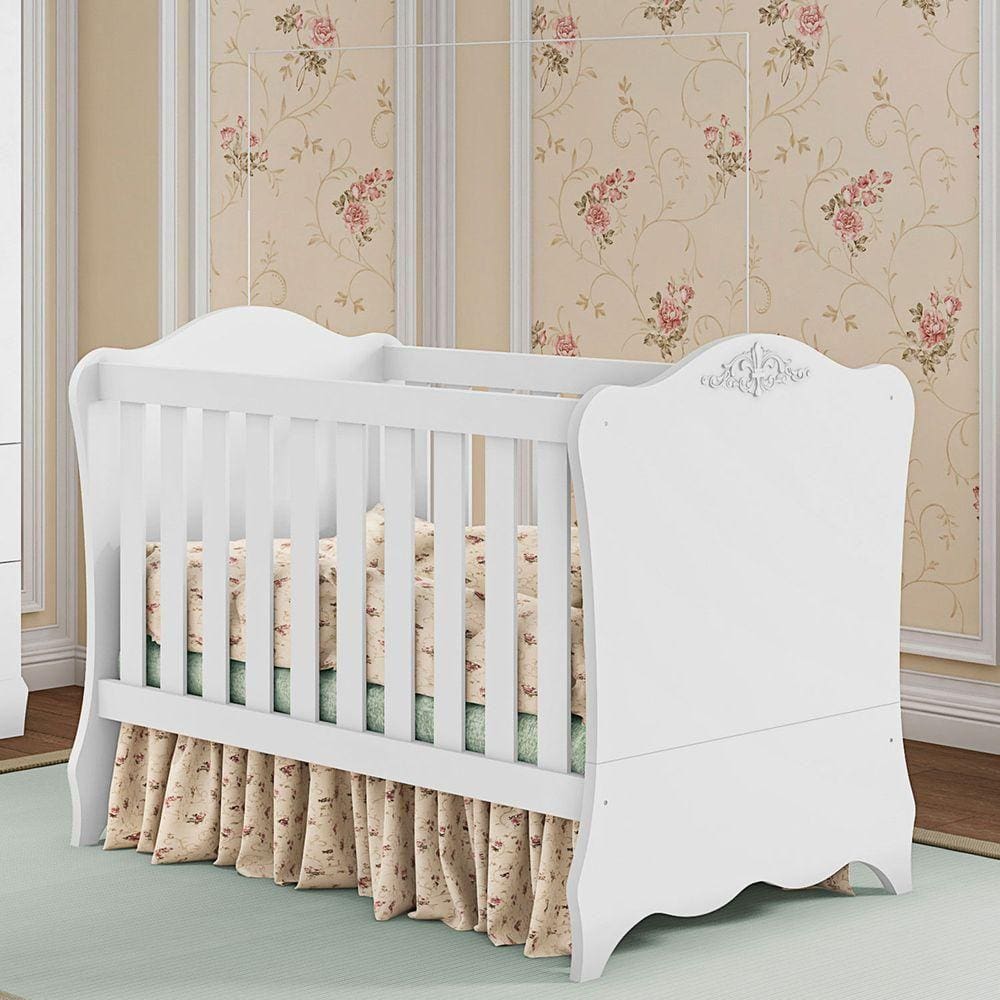 Berço Mini Cama Classic 70 Branco Atóxico