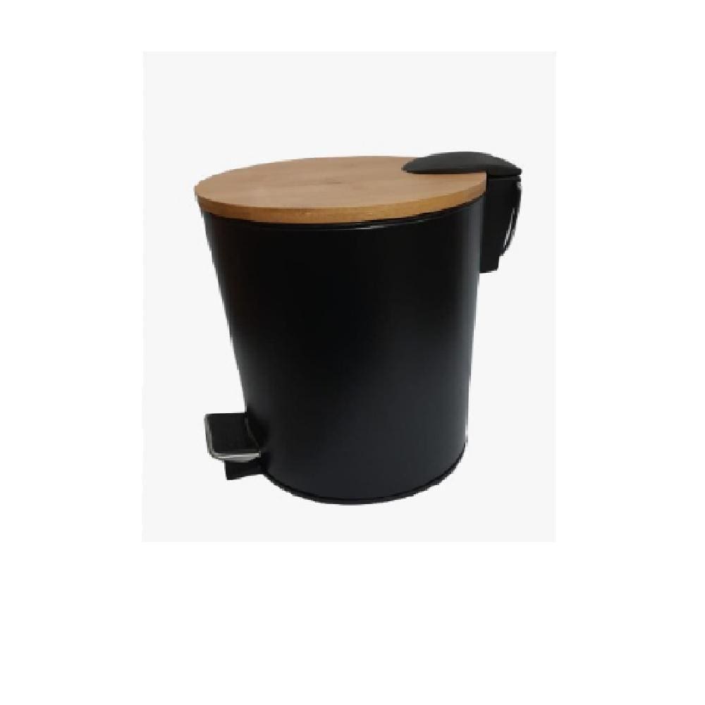 Lixeira 5L Pedal Preto - Wincy