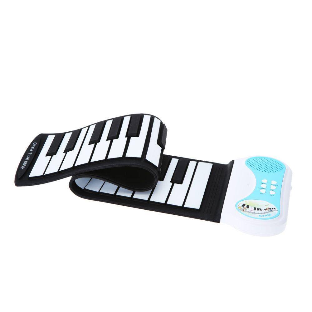 Piano Digital Multifuncional Dobrável, 88 teclas, Teclado eletrônico  portátil, Instrumentos musicais para estudantes