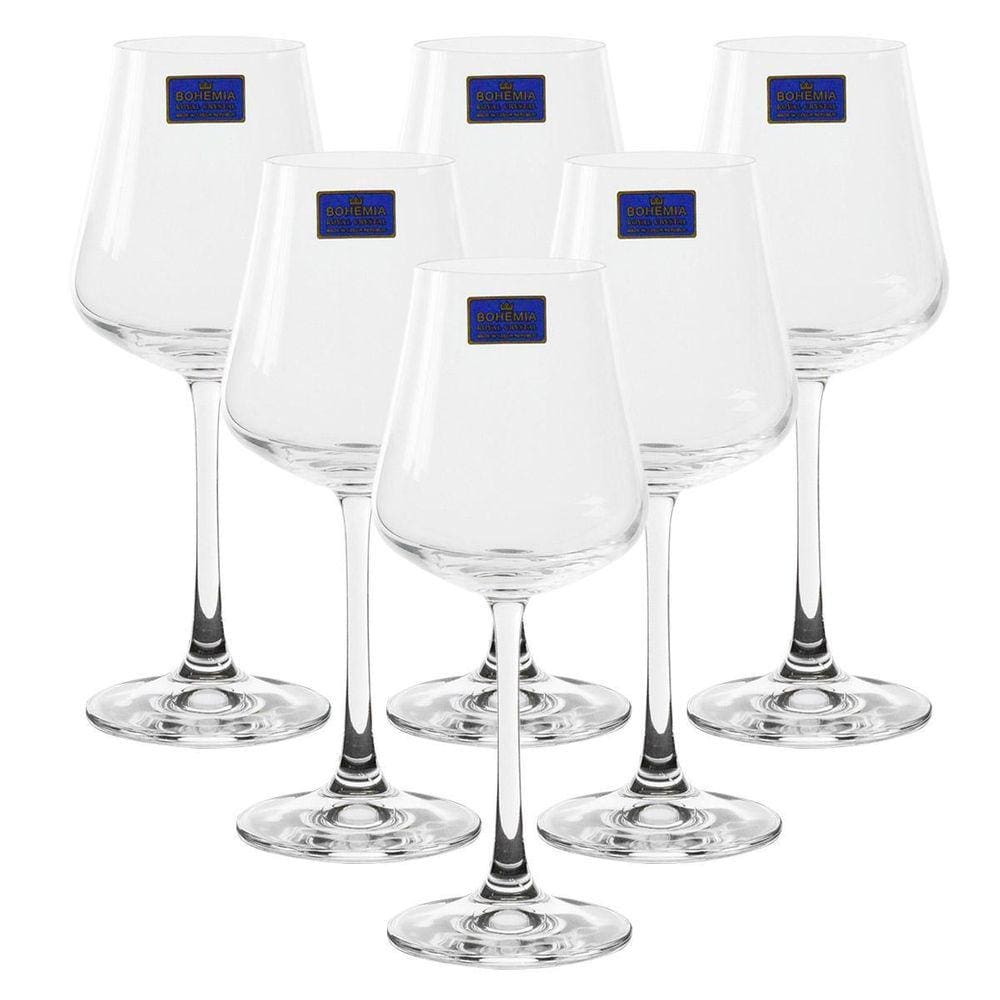 Jogo 6 Taças Cristal Vinho Branco 250Ml