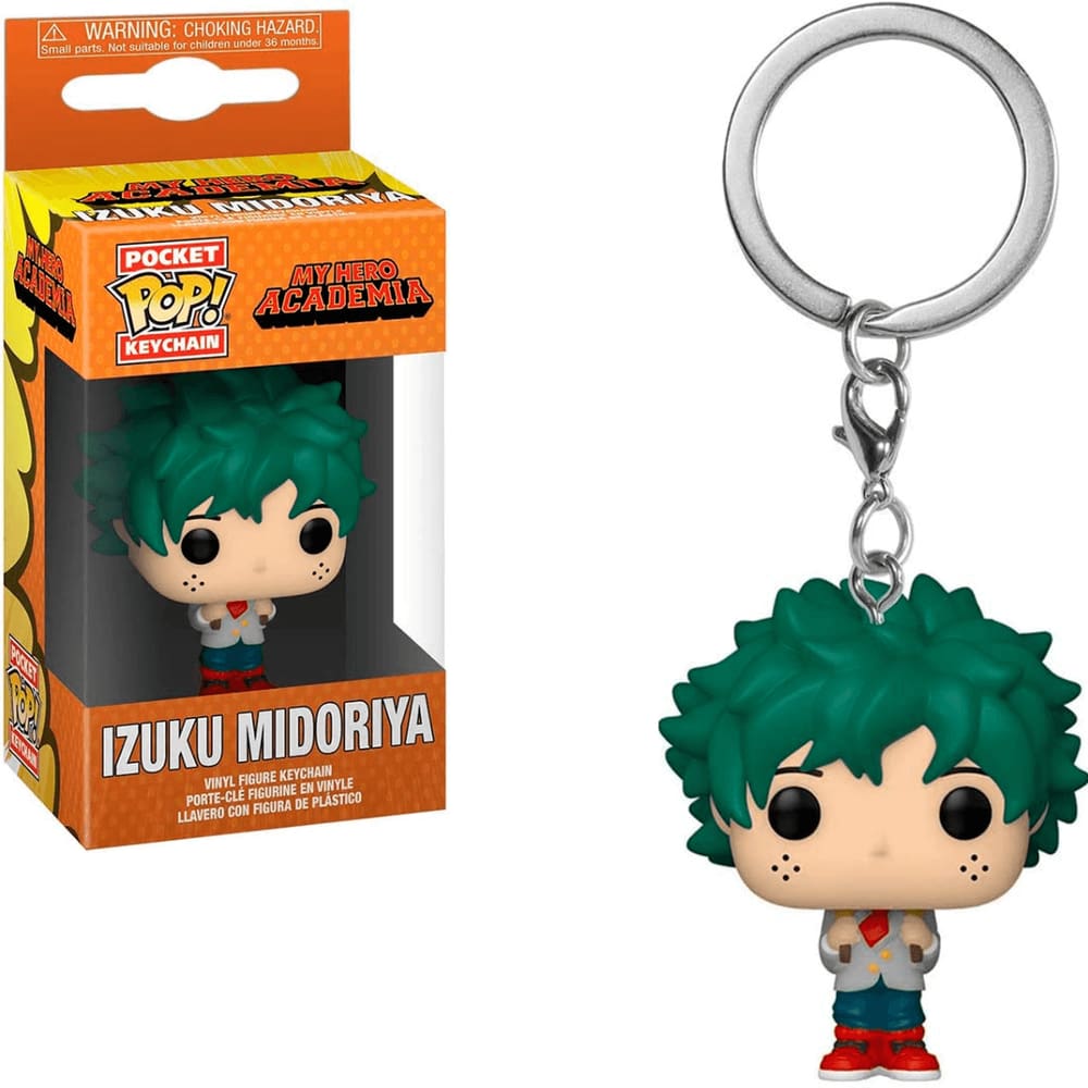 Chaveiro Funko Pop Izuku Pop! Anime My Hero Academia Deku