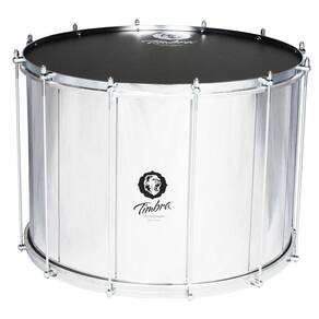 Surdo axé 22 polegadas x 40 cm alumínio com aro cromado
