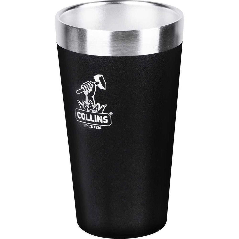 Copo Térmico Collins Aço Inox S/ Tampa 473Ml Preto