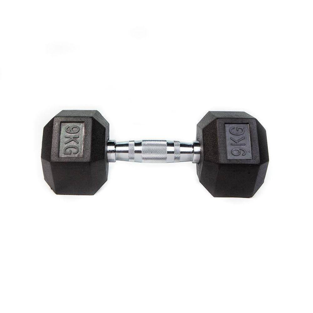 Halter Sextavado Emborrachado 9Kg