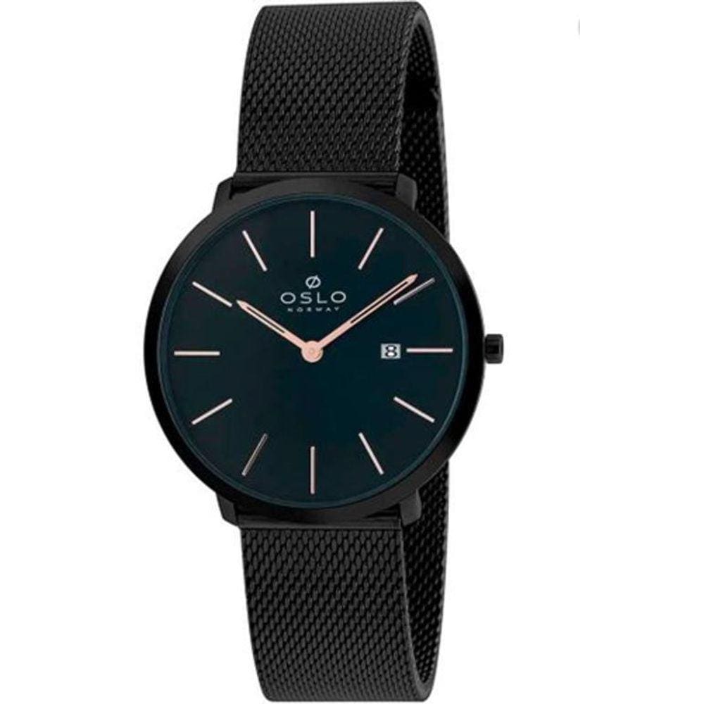 Relógio Oslo Masculino - Ompsss9U0001 P1Px - Preta