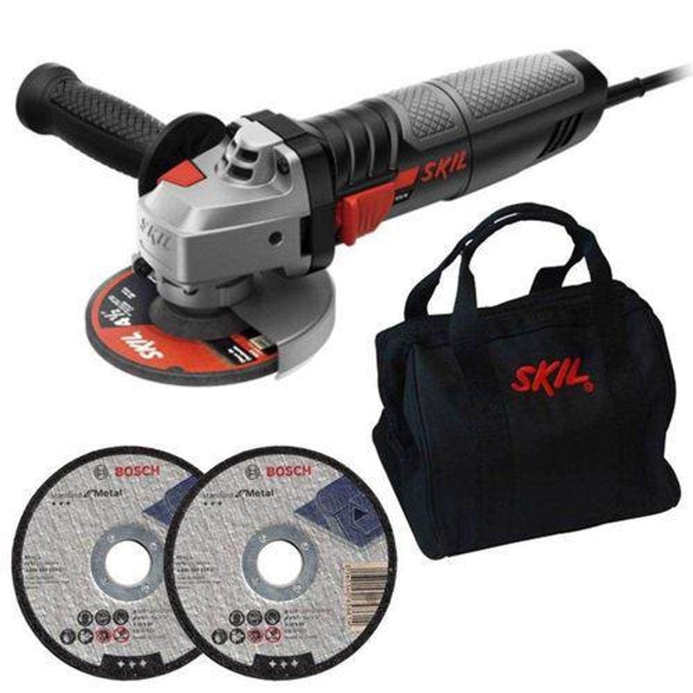 Esmerilhadeira 4.1/2" Modelo 9004 + 2 Discos + Bolsa - 830w