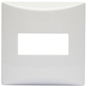 Placa Para 1 Módulo Com Suporte Brava Branca
