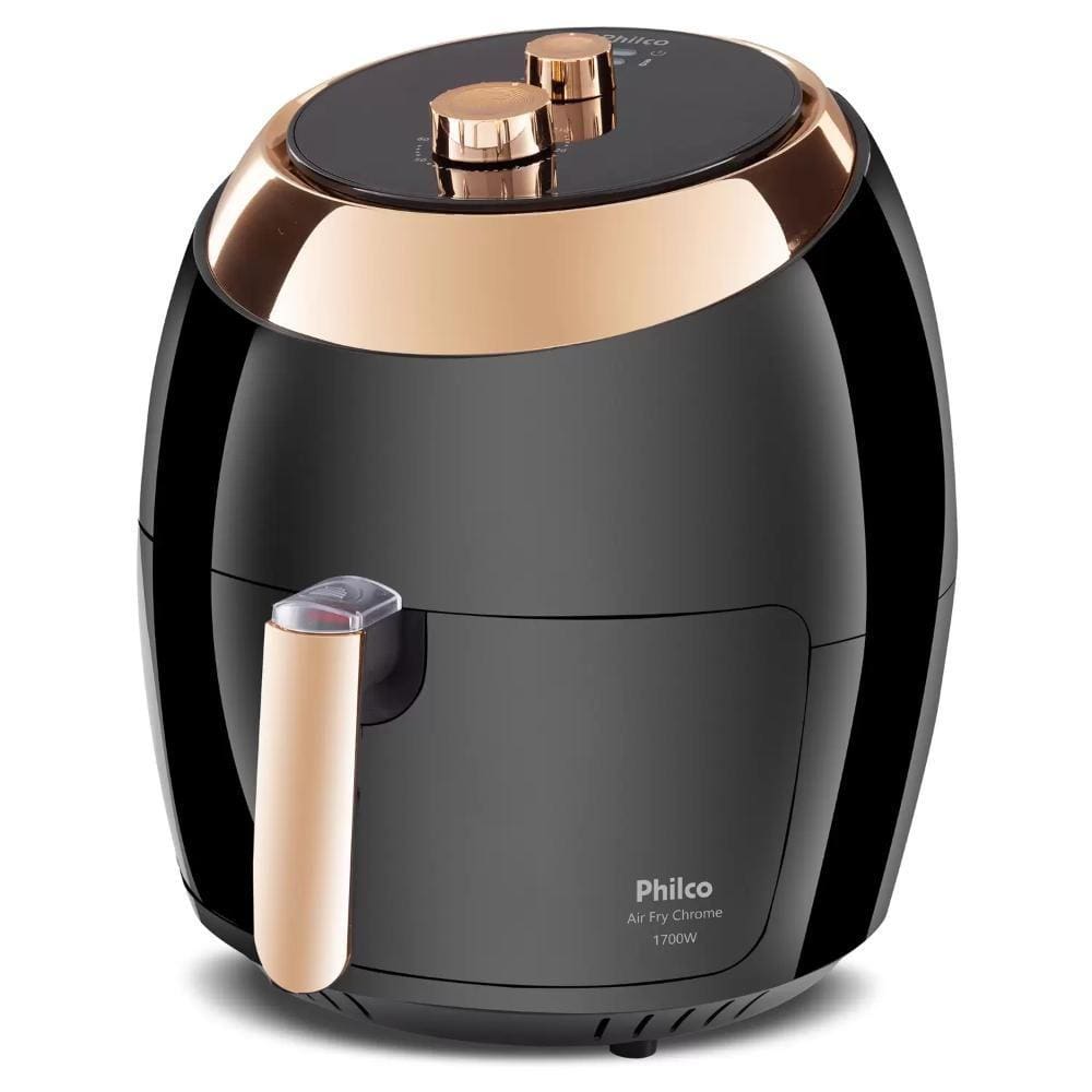 Fritadeira Air Fry Philco Chrome, 1700W, 6,5L - 220V