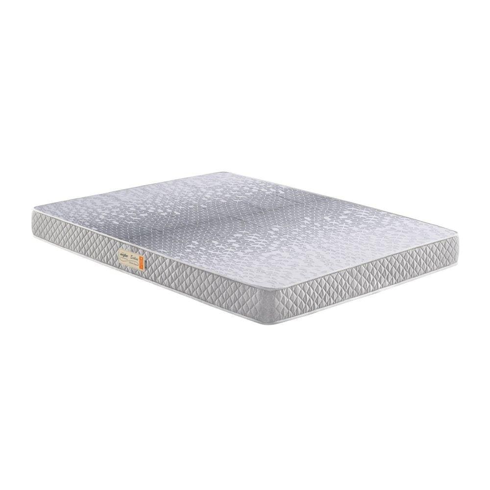 Colchão Casal Ecoflex Espuma D28 Ecoline Liso 138x188x12cm Cinza