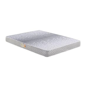 Colchão Casal Ecoflex Espuma D28 Ecoline Liso 138x188x12cm Cinza