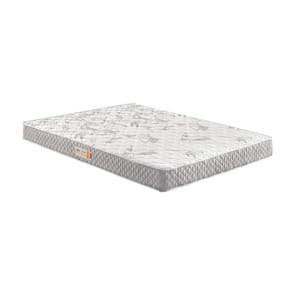 Colchão Casal Ecoflex Espuma D23 Ecoline Bordado 138x188x14cm Cinza
