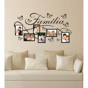 Adesivo Decorativo De Parede Para Foto E Retrato Família