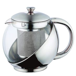 Bule para Chá de Vidro e Inox 700 ml - KeHome