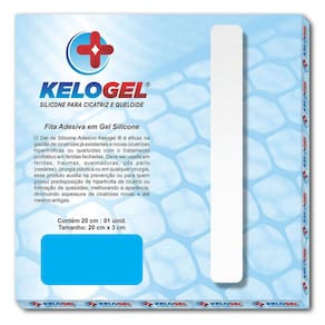 Fita Em Gel De Silicone Para Cicatriz 20Cmx3Cm Kelogel