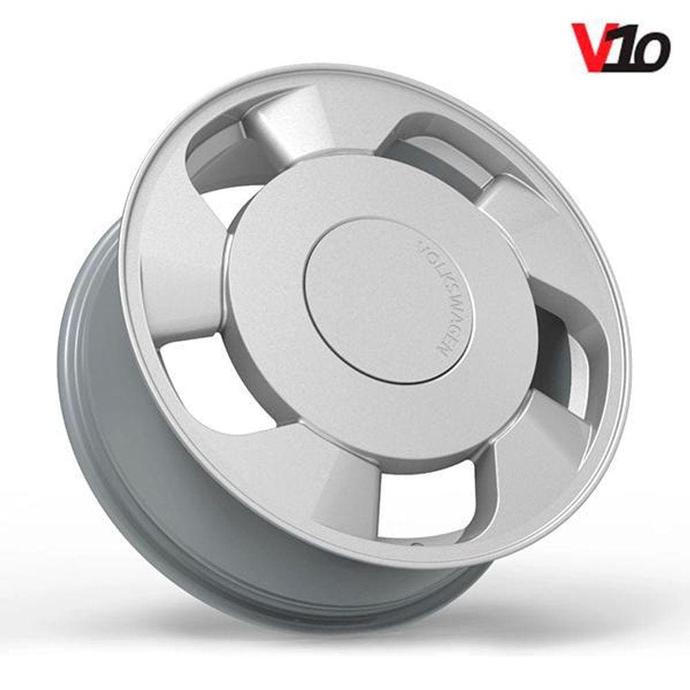 Roda Aro 18 X 6 V-10 Orbital Prata Furação 4X100Mm