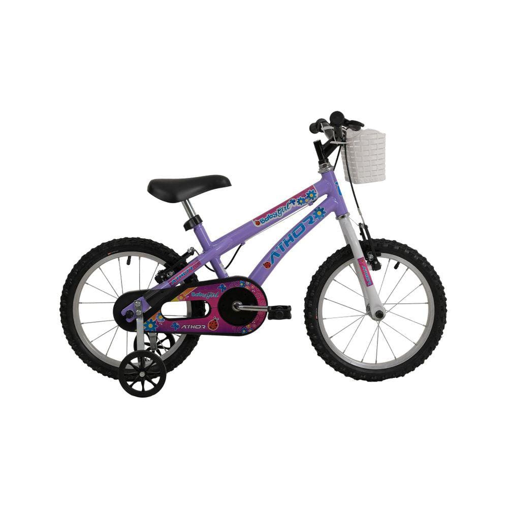 Bicicleta Aro 16 Feminina - Athor Baby Girl  Varias Cores