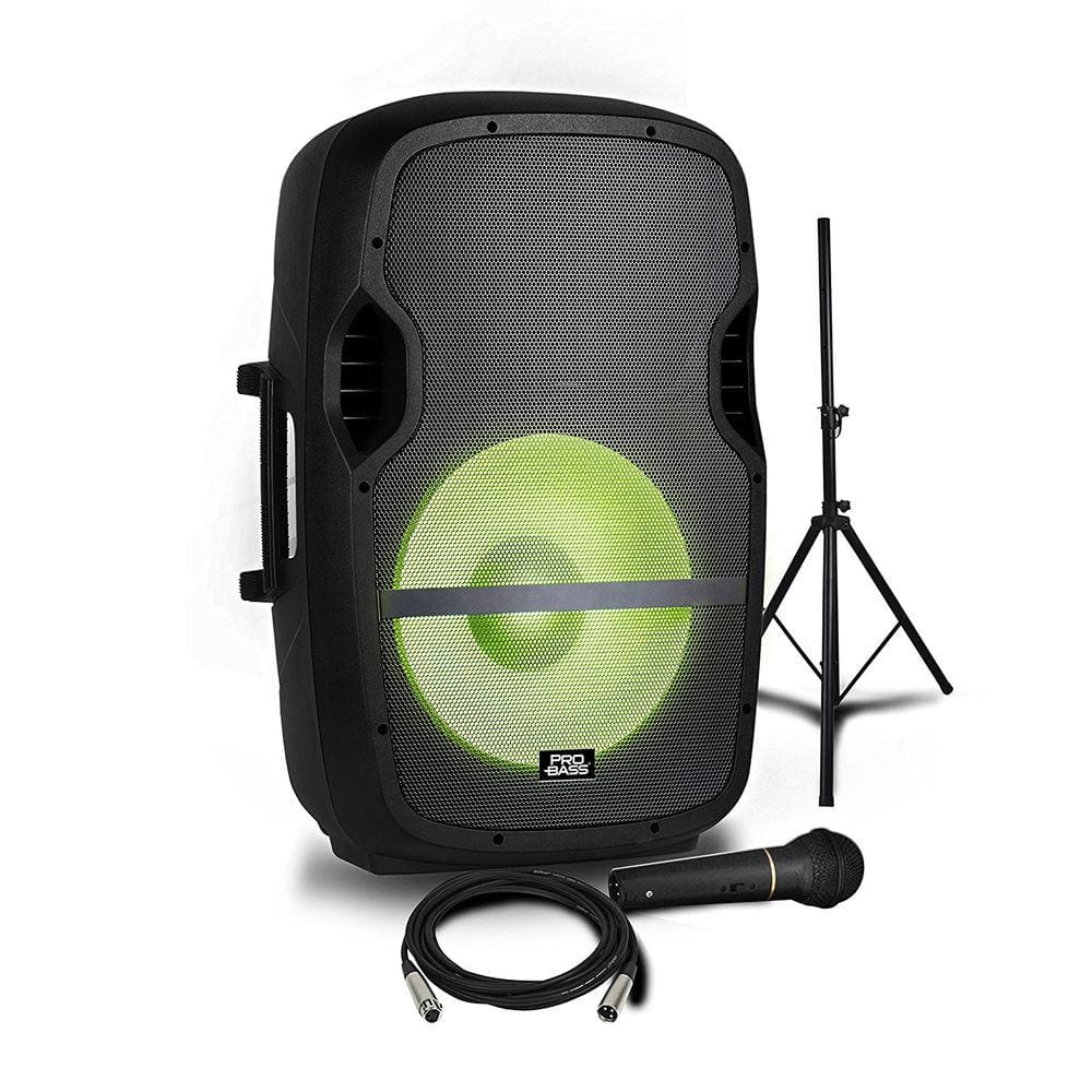 Caixa Ativa 15 Polegadas Pro Bass Elevate LP 800 Watts