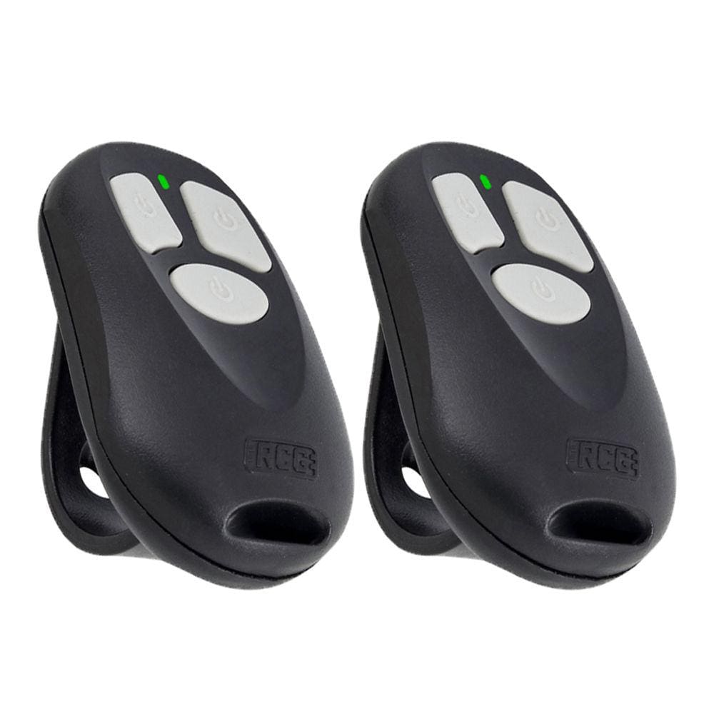 2 Controle Remoto Portão Eletronico 3 Canais 433,92mhz Code Learn Rcg Command Seg Garen Ppa